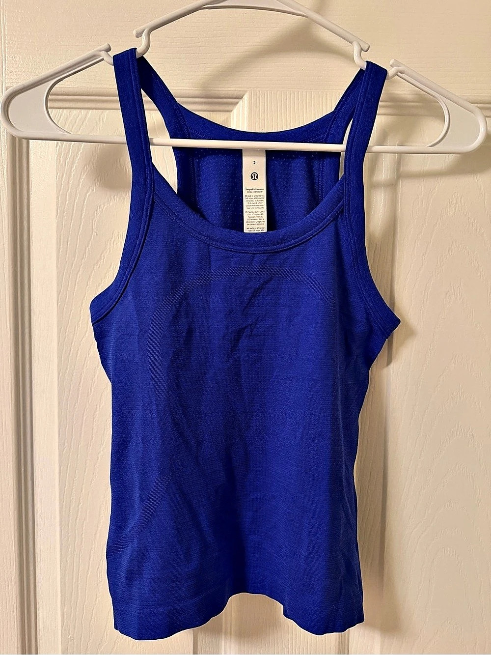 lululemon Swiftly Tech Racerback Tank Top Blue Size 6